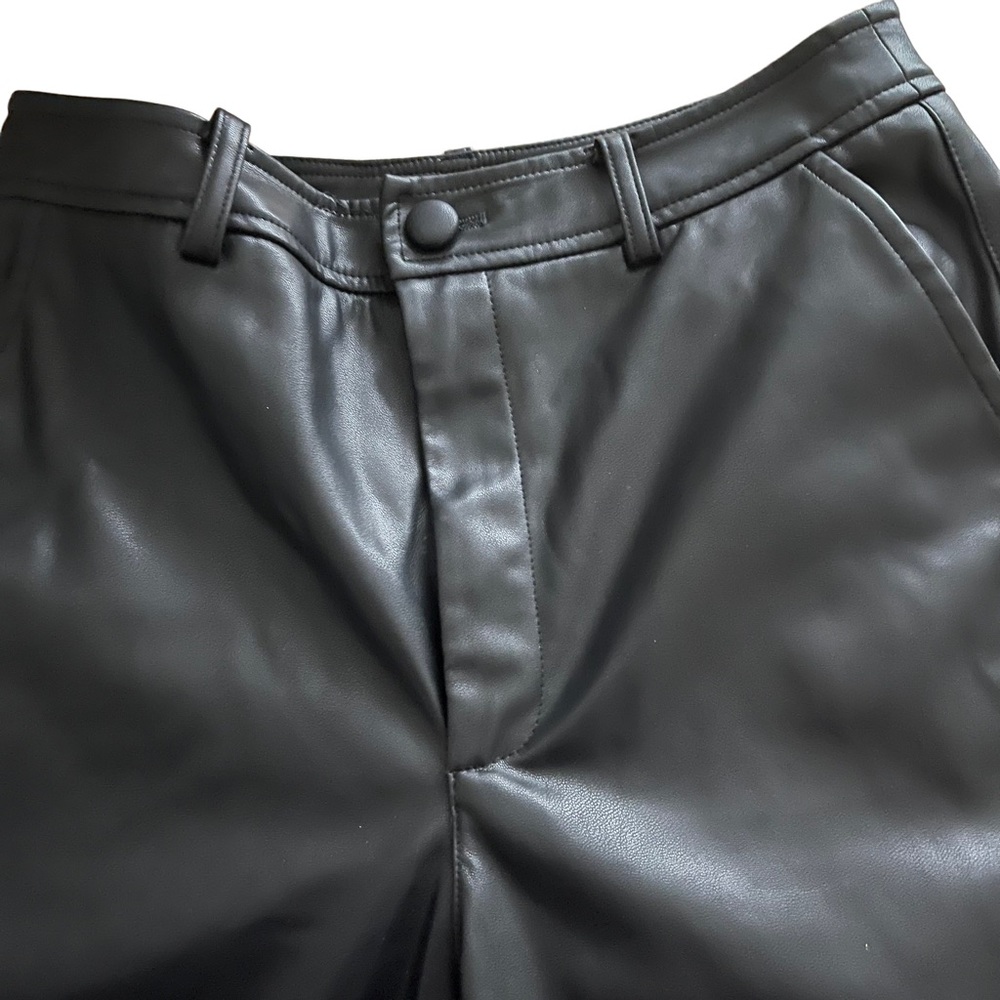 MOTF Faux Black Sexy Leather Pants. Like New. Size S